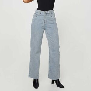 Princess Polly light wash denim straight leg jeans women’s size 14